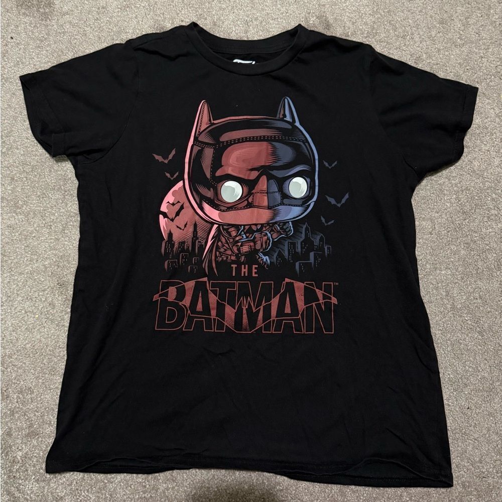 Kids Black Batman Graphic T-Shirt